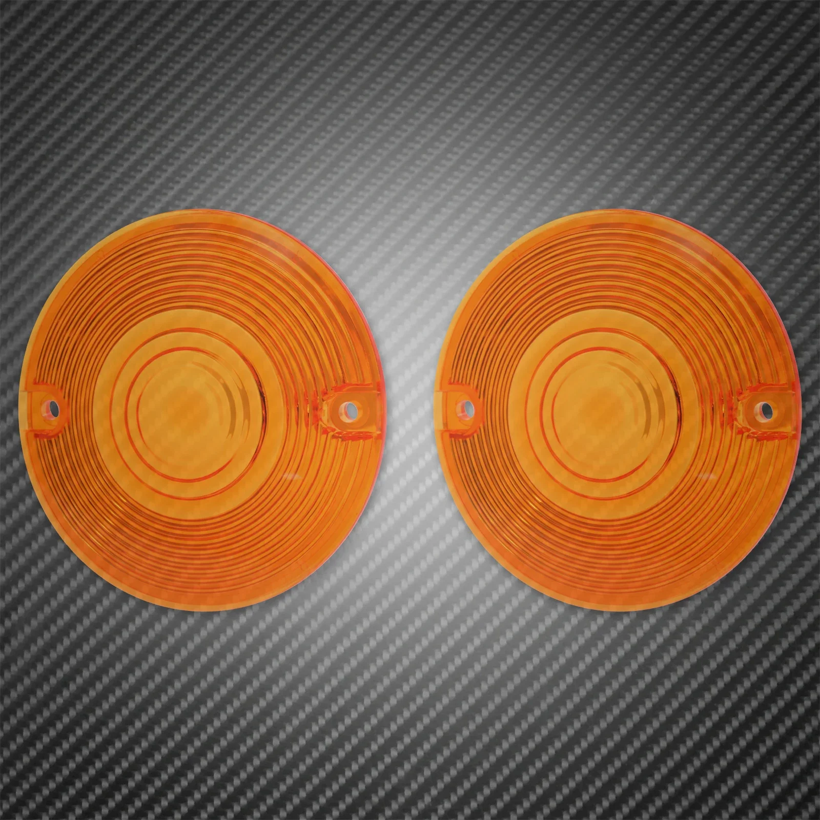 2pcs Motorcycle Turn Signal Light Lens Cover For Harley Touring Electra Glides Road King Ultra Glide Softail FLHR FLST 1986-2014