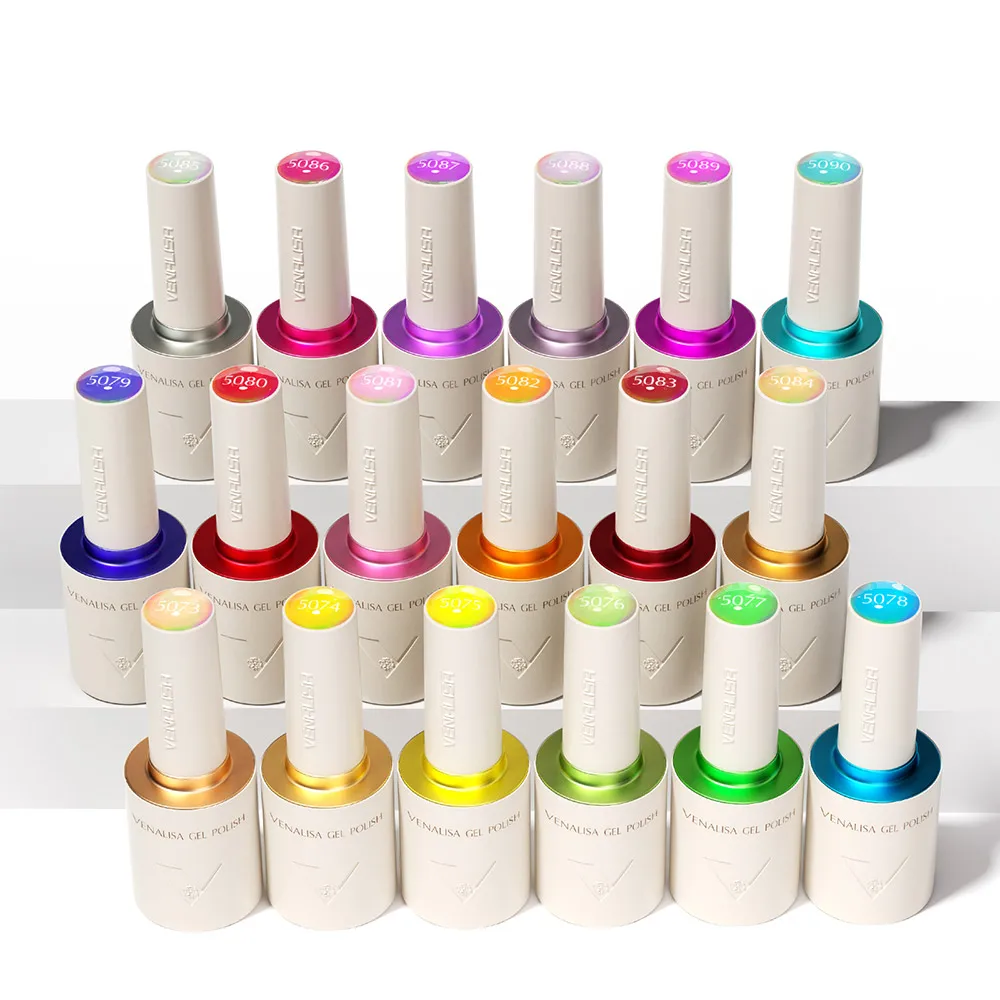 VENALISA 10ml ネイルジェルポリッシュ クリスタルジェリーカラー セミトランスペアレント 新処方 ヴィーガン HEMA TPOフリー 長持ちするUVジェル