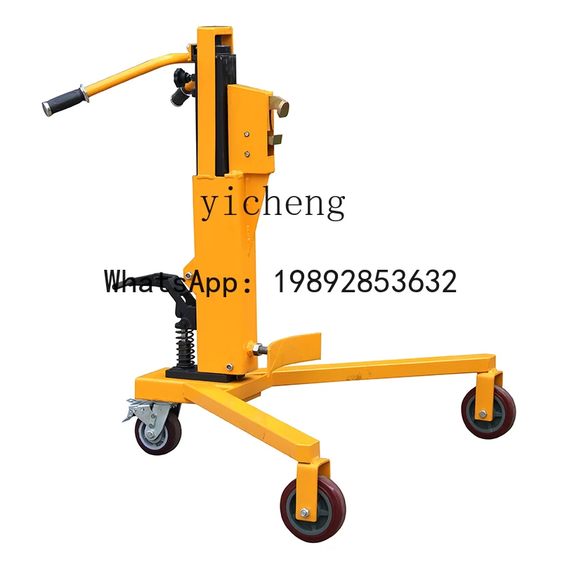 Wózek na beczki olejowe X2 DTF450 z pedałem kątowym, wózek na beczki olejowe, wózek paletowy