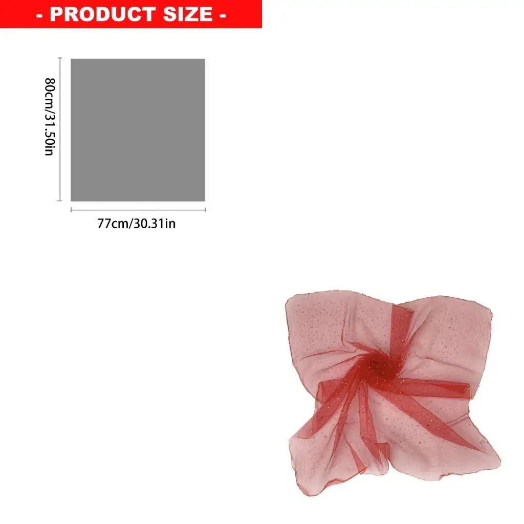 

39BB Красивый головной платок со стразами из мягкой полиэфирной ткани, головной убор, шарф, головной убор, идеально подходящий и