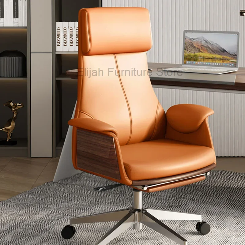 Rocking Ergonomic Office Chair Computer Stool Dining Chair Wheels Executive Fishing Lazyboy Silla Mecedora Nordic Furniture