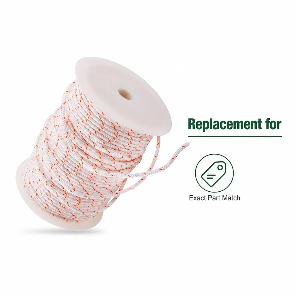 3.5mm 100M Pull Start Rope Cord For Husqvarna Echo Poulan McCulloch Craftsman Homelite 025 FR350 FR450 CS400 Trimmer Brushcutter