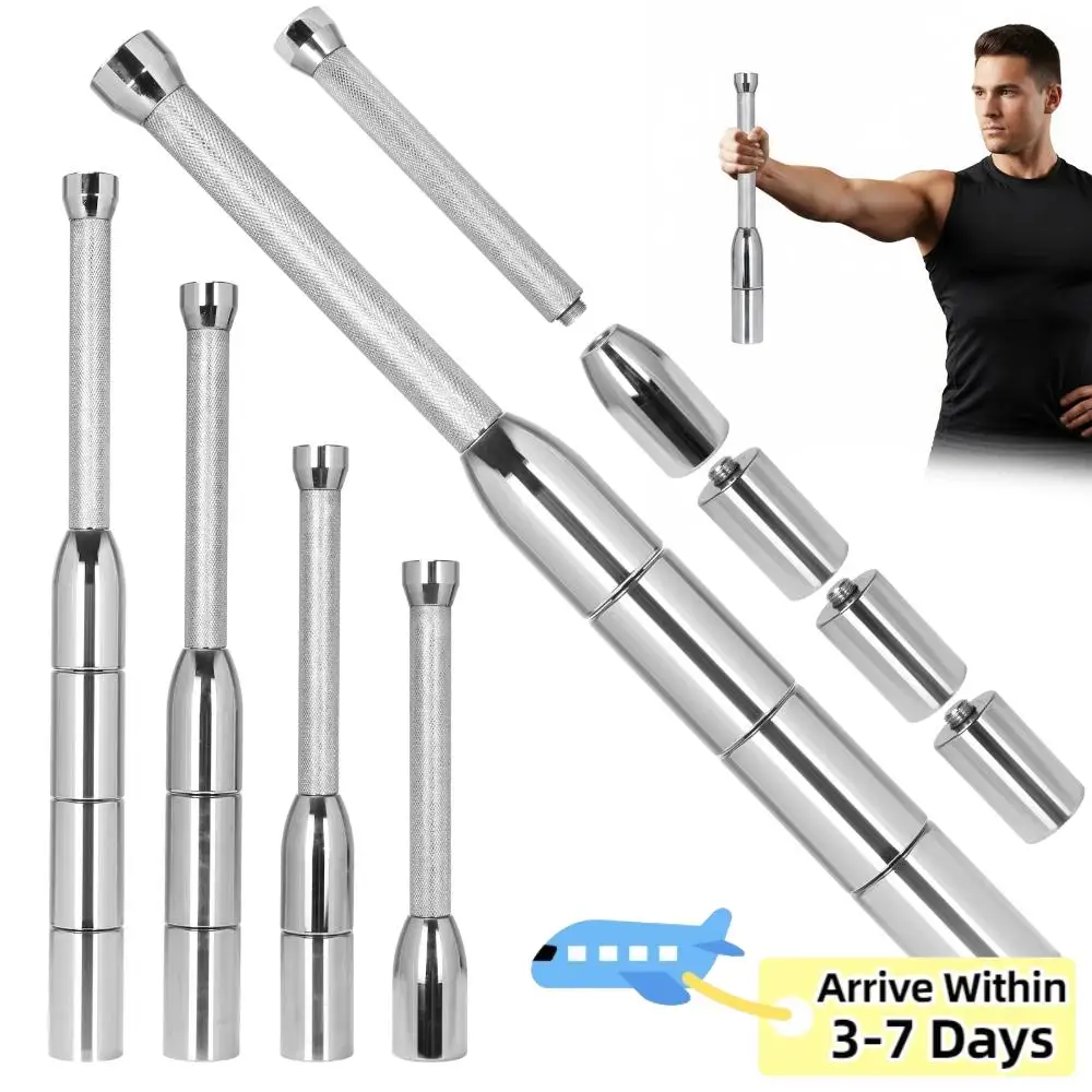 

Solid Pure Steel Barbell Anti-Slip Strength Training Macebell Clubbell Multi-Purpose for Exercise Grips & Forearms Workouts