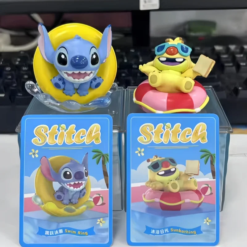 

Original Stitch Summer Party Blind Box Trendy Toy Kawaii Doll Anime Action Figures Ornaments Custom Gifts For Men And Women