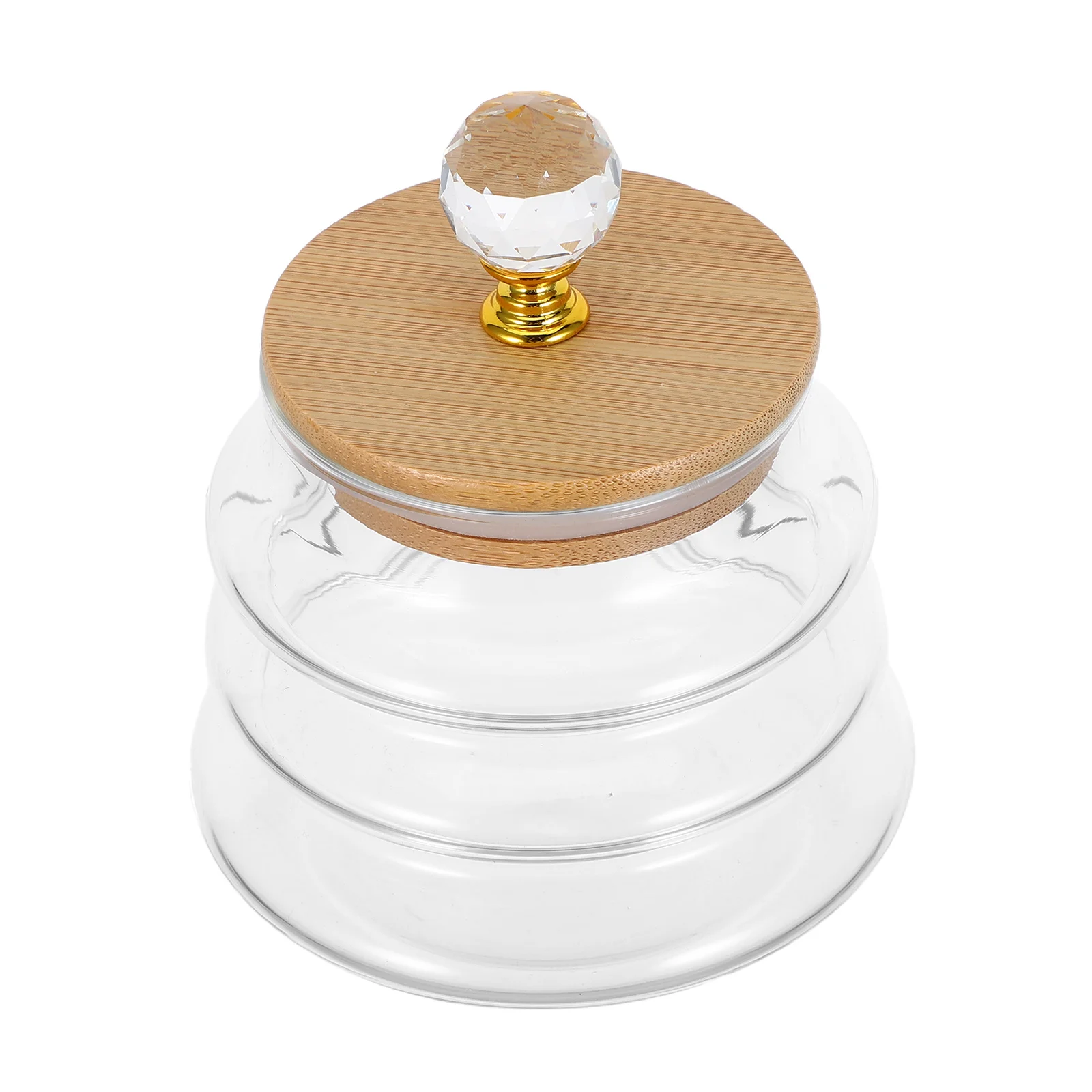 

Glass Storage Jar Airtight Seal Transparent Kitchen Canister 13.5oz for Coffee Beans Tea Leaves Candy Spices Kitchen Storage Jar