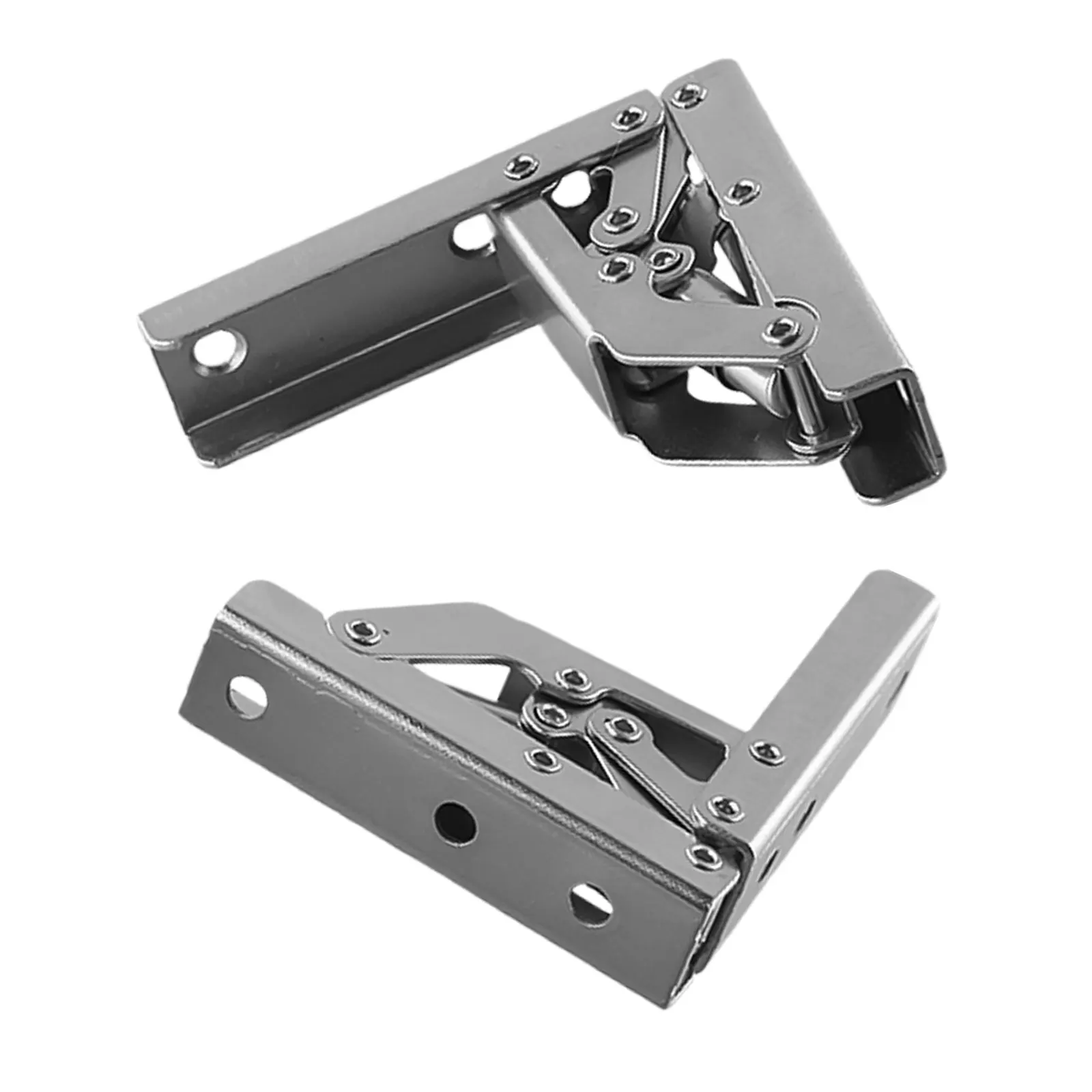 

Hardware Folding Hinges Kitchen Cabinet Doors No Need To Open Holes Wine Cabinets 2pcs Bookcases For Folding Connections 165mm