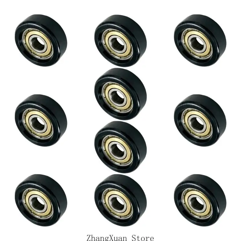 Wartungsrollenlager-Flachradsatz für Schiebepaneel-Service, 10er-Pack 3XUF – Detail 4