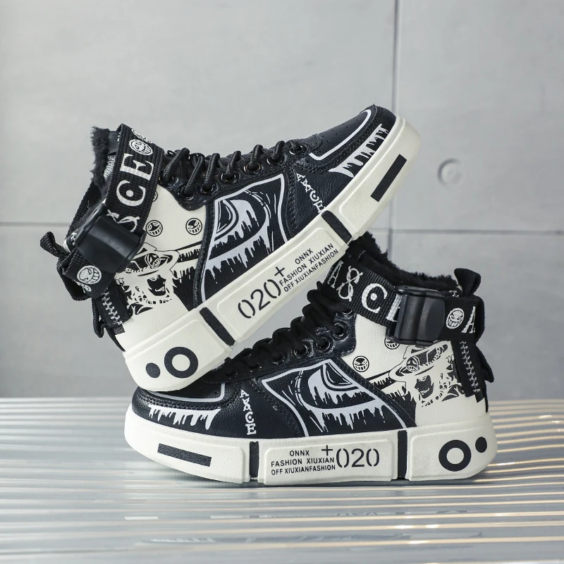 Fleece High Top Sneakers 4