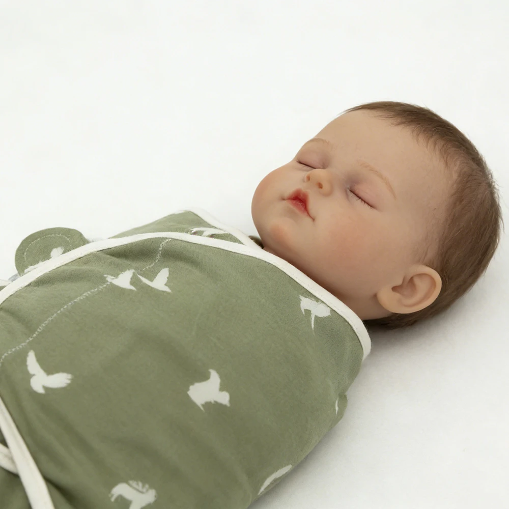0-6Months Newborn Baby Sleeping Bag Summer Thin Soft 100% Cotton Comfort Newborn Swaddle Wrap Anti Startle Baby Sleepsack