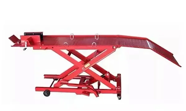 ลิฟท์จอดรถมอเตอร์ไซค์แบบพกพา 800/1000 ปอนด์ แท่นซ่อมในโรงรถแบบพับได้ เครื่องมือยก ​