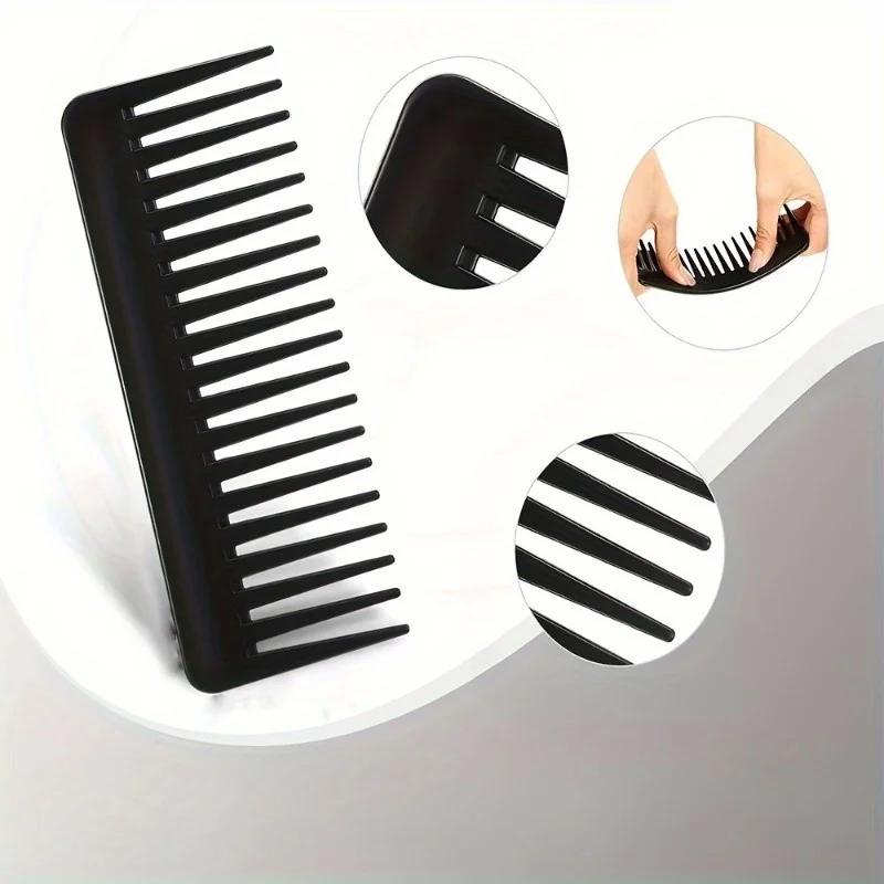 1pc Gentle Detangling Comb for Smooth and Tangle-Free Hair Styling - Wide Tooth Design for Easy Maneuvering and Less Breakage