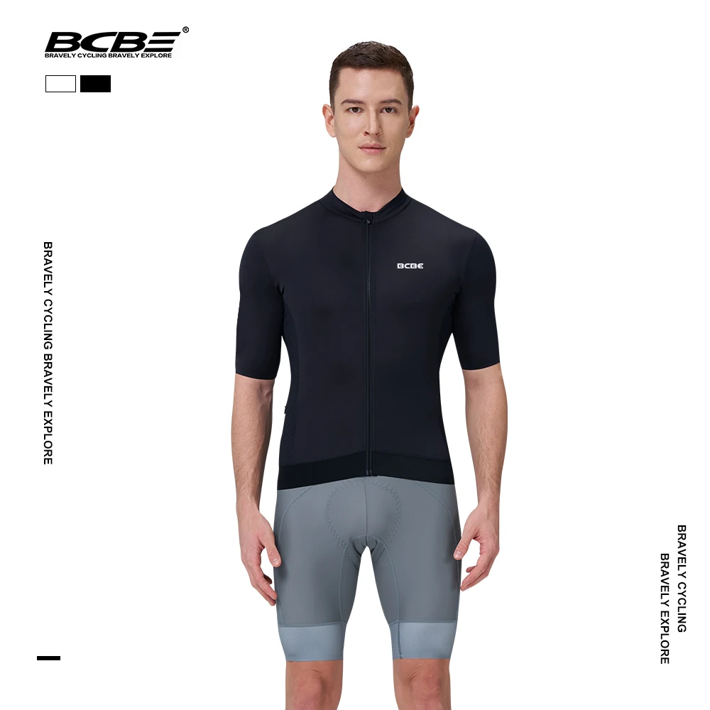 

BCBE Men Cycling Jersey Short Sleeve Pro Lightweight Breathable Fabric Bicycle Clothing Maillot Ciclismo Hombre MTB Cycling Tops