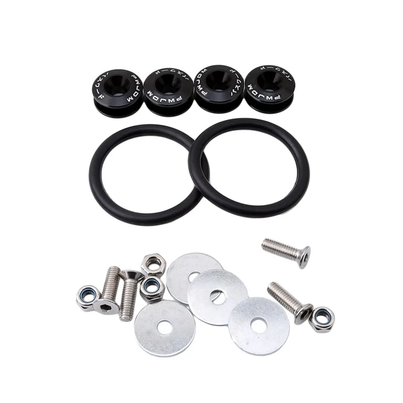 JDM Quick Release Fasteners Are Ideal For Front Bumpers Rear Bumpers And Trunk / Hatch Lids