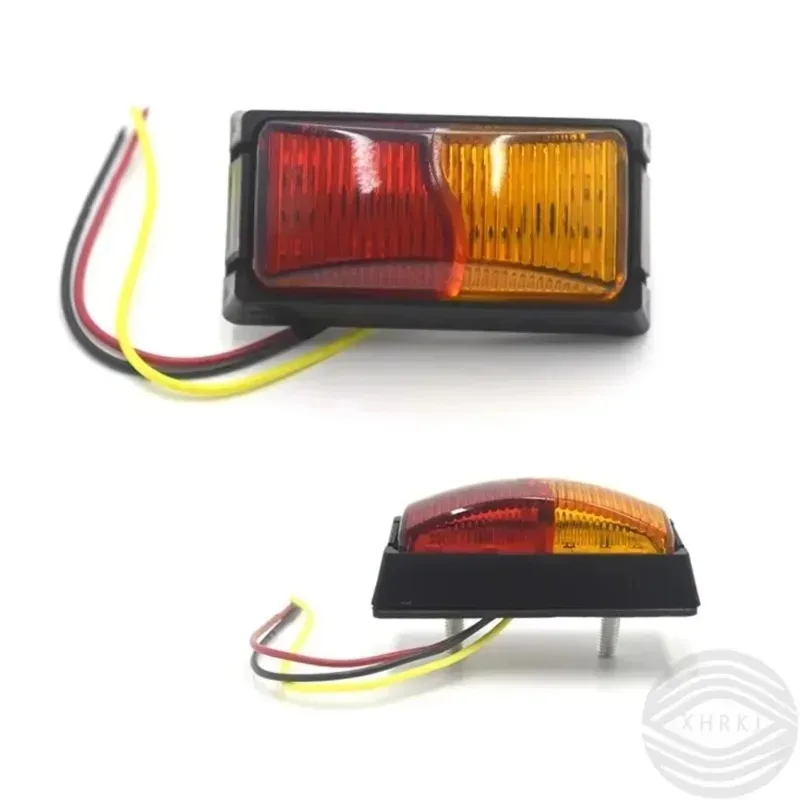 

For 8 LED Car Truck Rear Signal Warning Trailer Lights Car Lighting Dual Color Truck Edge Lights Uiz 1pcs