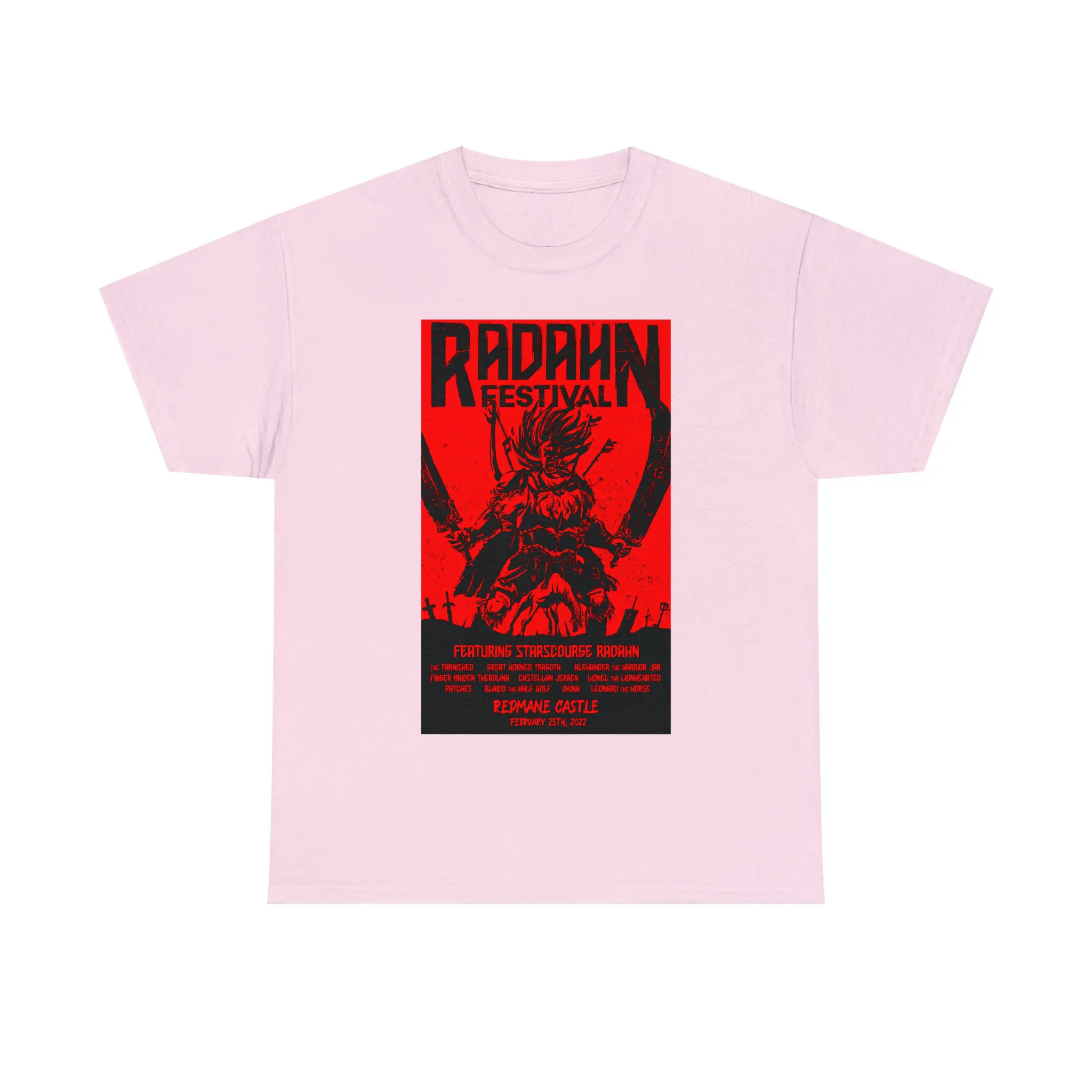 Unisex Soulsborne Festival of Rad Boss Graphic Tee Poster Shirt Demon Tee Bloodborne T-shirt
