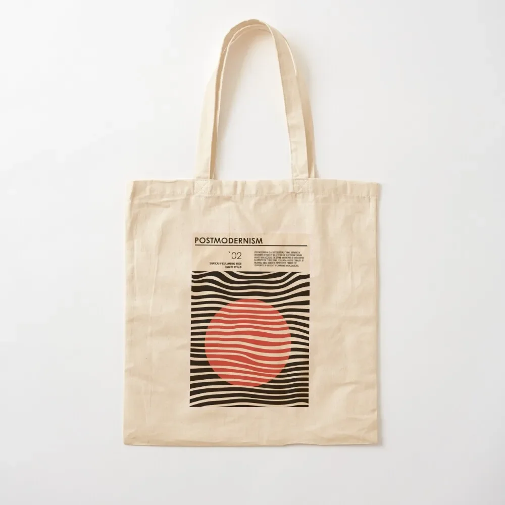 

The Theory of POSTMODERNISM in Waves. Tote Bag sacs de shopping Shopper bag canvas tote bags Gift bags Tote Bag