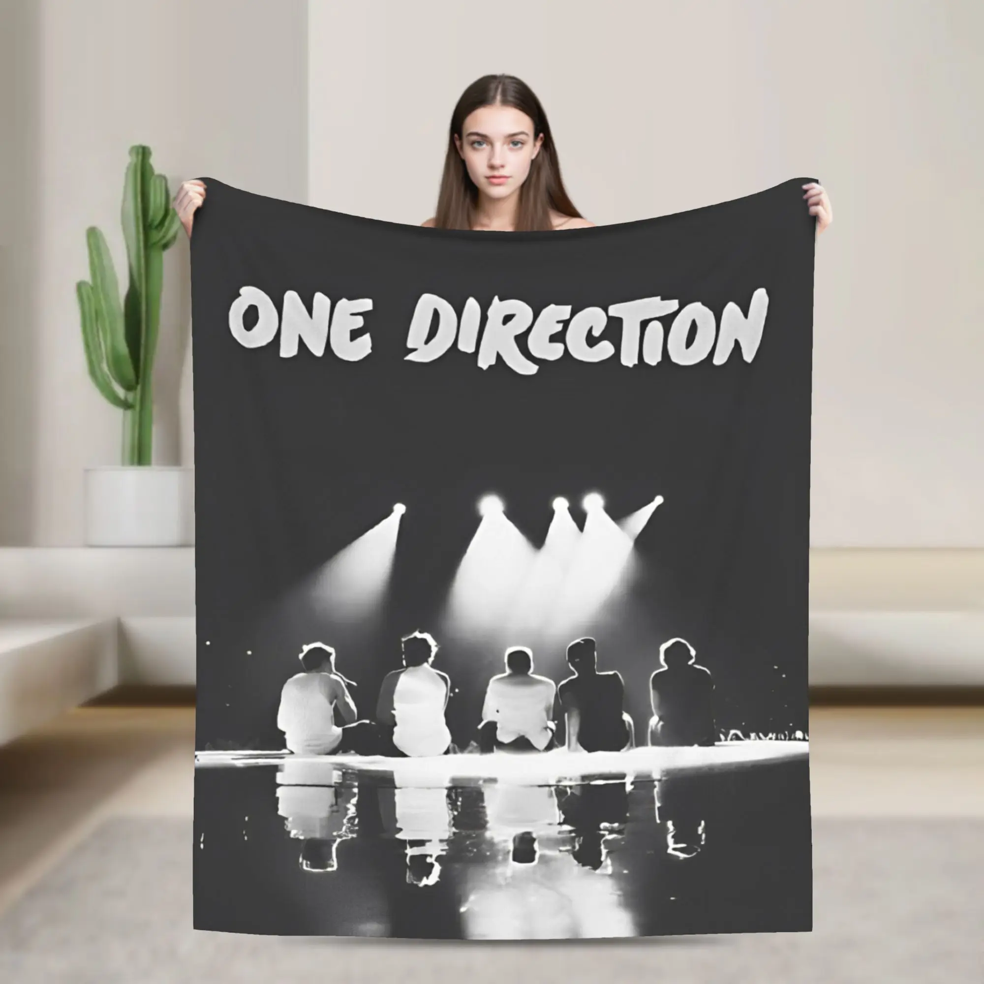 One Directions Blankets  Super Soft Funny Plush Throw Blanket For Living Room Picnic Flannel Bedspread Bed Cover