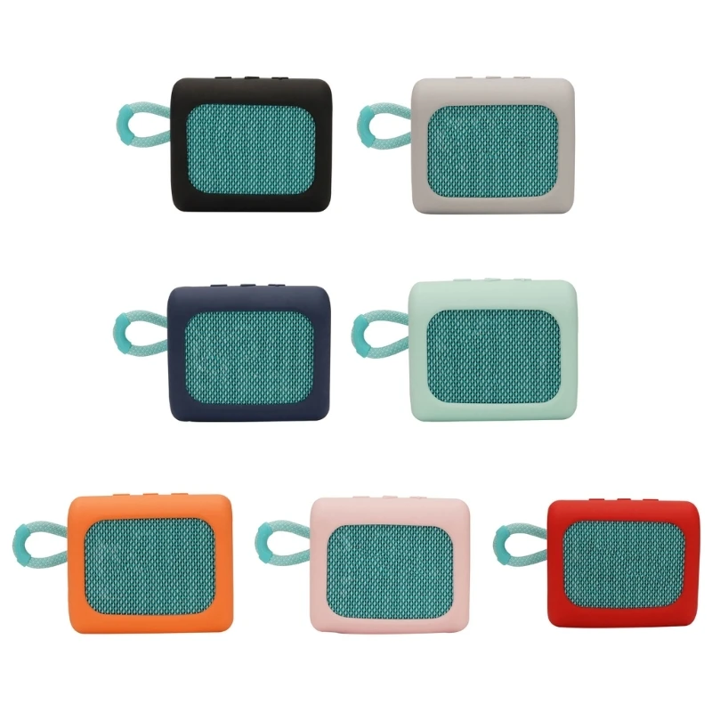 QX2B Silicone Case Housing Sleeve for GO 3 Speaker Shockproof Protections Cover