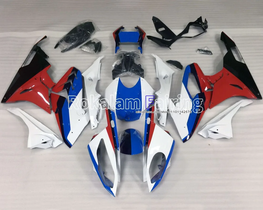 

For S1000RR 15 16 S 1000RR 2015 2016 S1000 RR Red Blue White Aftermarket Motorcycle Fairing Set (Injection molding)