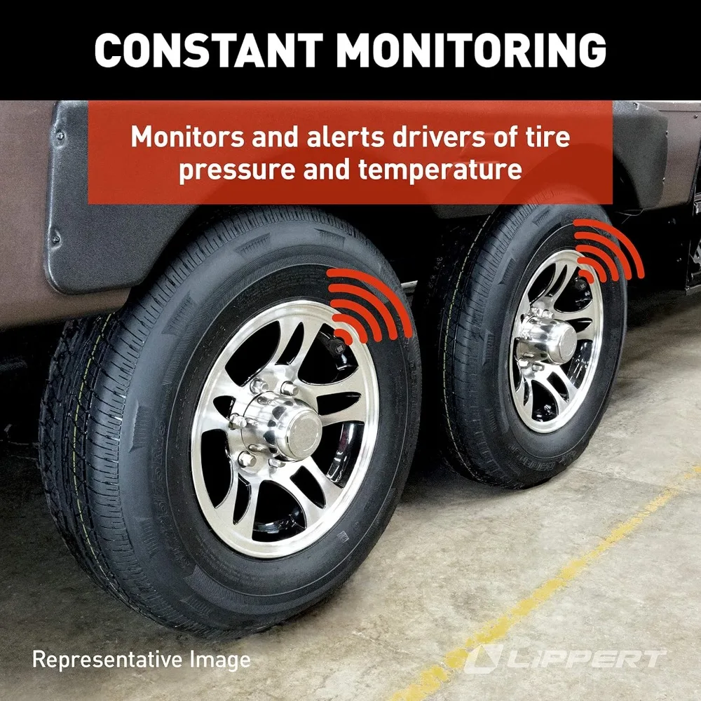 2020106863 Tire LINC Tire Pressure and Temperature Monitoring System for RVs (TPMS) with Tire Sensors and Repeater
