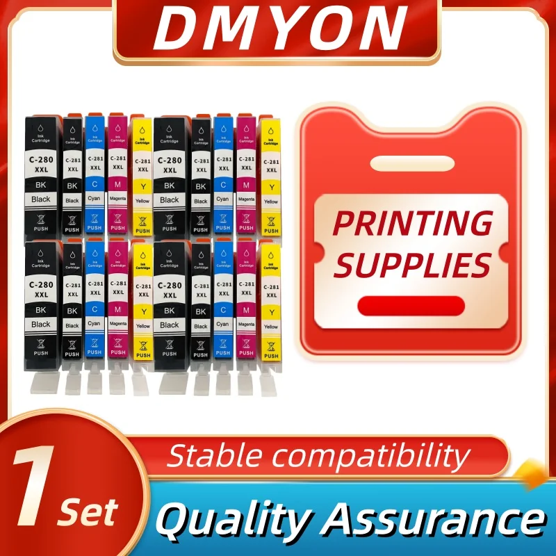 

Чернильный картридж PGI-280 CLI-281 для Canon PIXMA TS702 TR7520 TR8520 TS6120 TS6220 TS8120 TS8220 TS9120 TS9520 PGI-280XXL