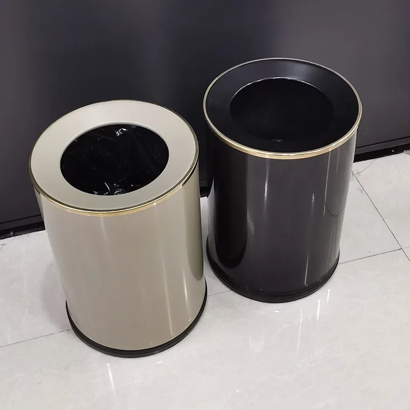 

Under Sink Cabinet Trash Can Original Elegant Office Portable Trash Can Stainless Steel Designer Casa Inteligente Cleaning Tools