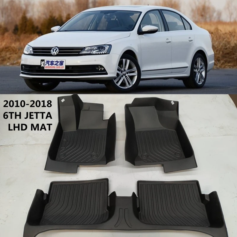 Use for Volkswagen JETTA car carpet NEW JETTA car floor mats Fit For JETTA waterproof trunk mat JETTA car floor mats