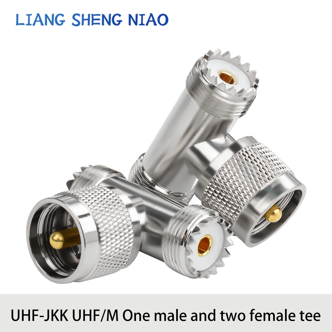 UHF-JKK KJK adapter, UHF female three-way connector, M male connector, SL16 adapter, UHF male one revolving two female connector