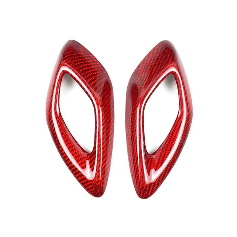 

Strict Carbon Fiber Sticker Car Inner Handle Cover Parts For Camaro 2016-2023(Red)