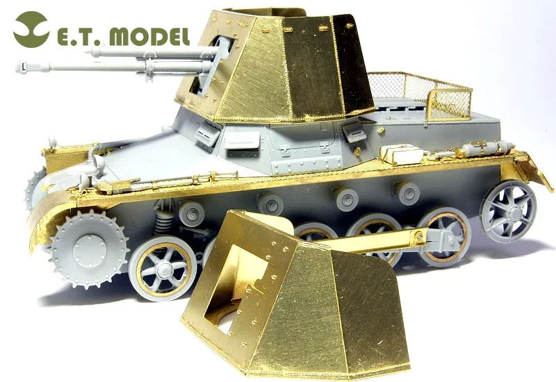 ET Model E35-015 WWII German Panzerjager I Fighting Compartment Armor Plates