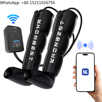 Sport Injury Customized Handhold Air Compression Recovery Boots Foot Leg Pressure Pressotherapy Massager Tool