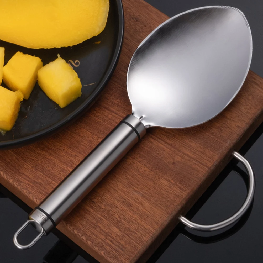 

2Pcs Mango Peeler Tool Stainless Steel Mango Scoop Cutter Dicing Kitchen Gadget Fruit Prep Kitchen Gadget Fruit Peeler