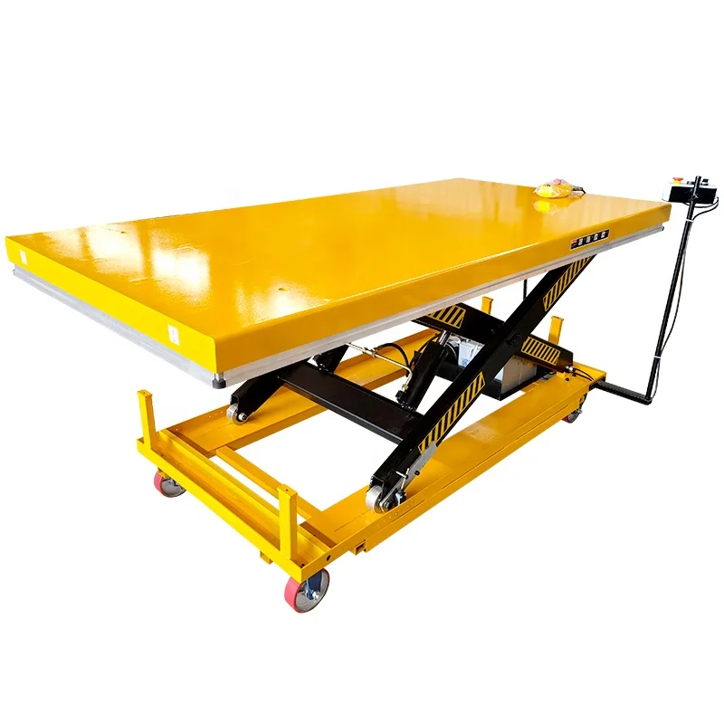 Customized Heavy Load Electric Hydraulic Stationary Scissor Lift Table with Height Sensor