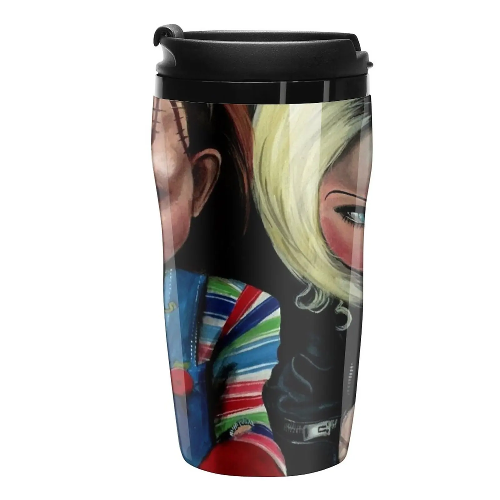 New Chucky & Tiffany Travel Coffee Mug Coffee Glass Cup Creative Cups Coffee Mug Thermos Coffee