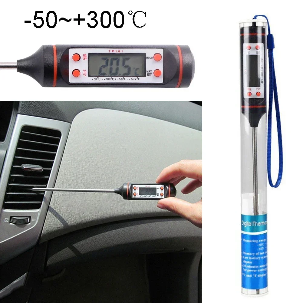 Gauge Air Conditioner High Accuracy LCD Digital Gauge -50~+300 ABS Without Battery Car LCD Digital Gauge Thermometer New