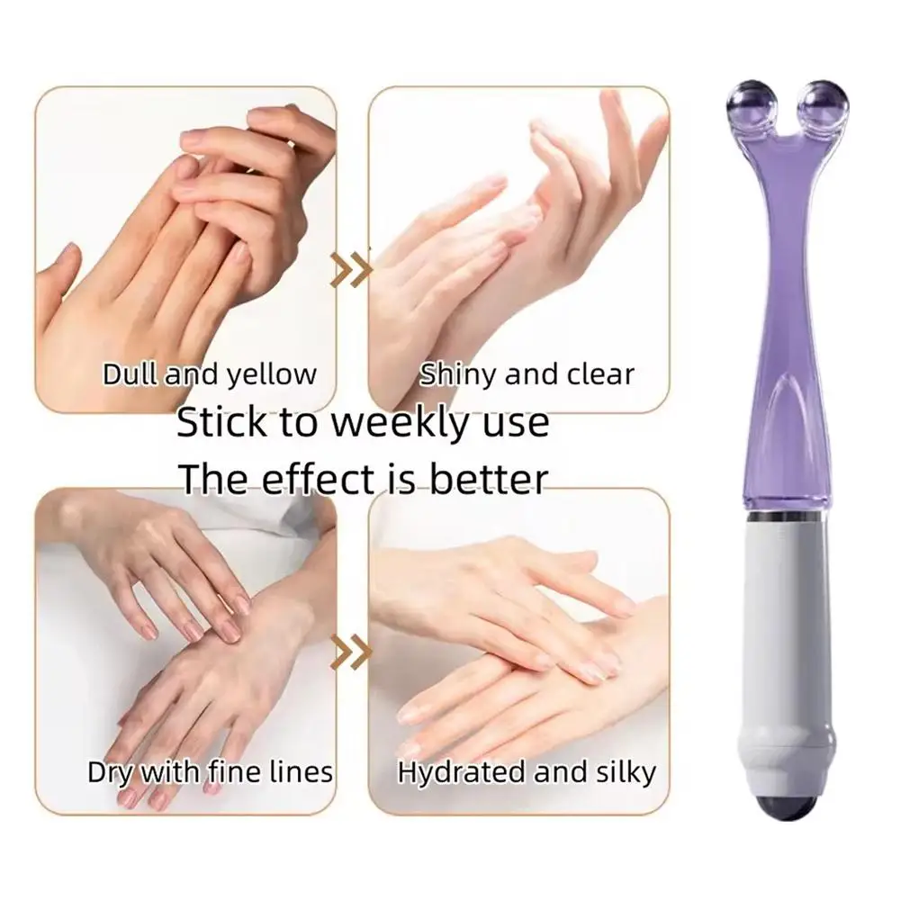 Snail Shape Steel Magnetic Bead Finger Massager Adjustable Pressure Joint Pain Relief Portable Hand Therapy for Typing Phone Use