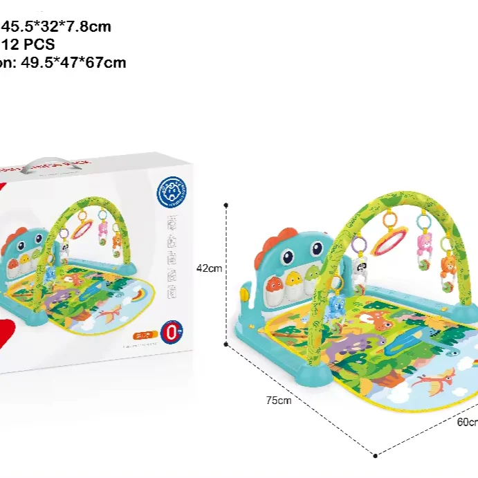 

Multi-Functional Tummy Gym Play Mat with Piano Fitness Rack Baby Toys Targeting Chair Type Product