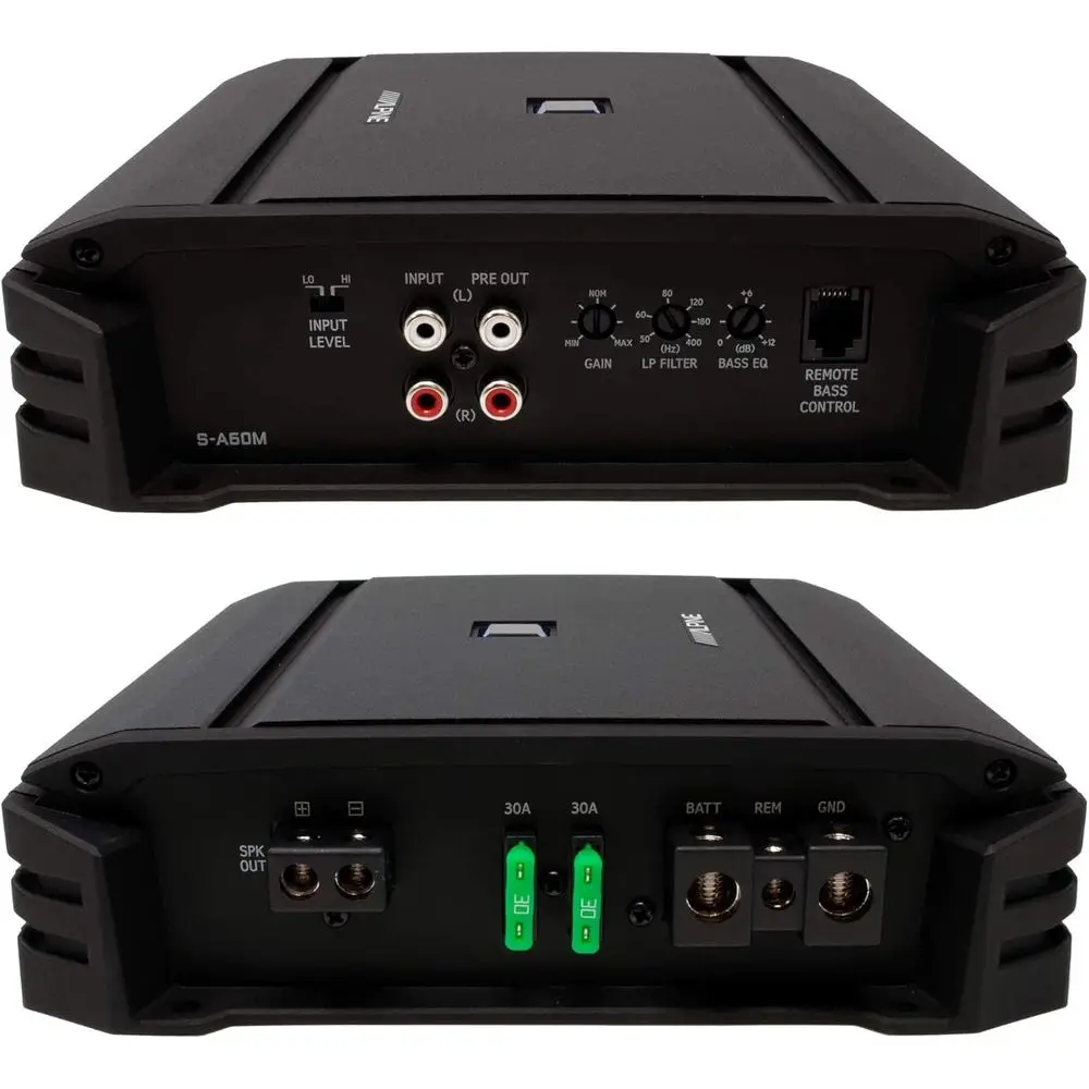 جبال الألب S-A60M S-Series 600W مضخم صوت أحادي مع مقبض التحكم RUX-H01 Bass #4