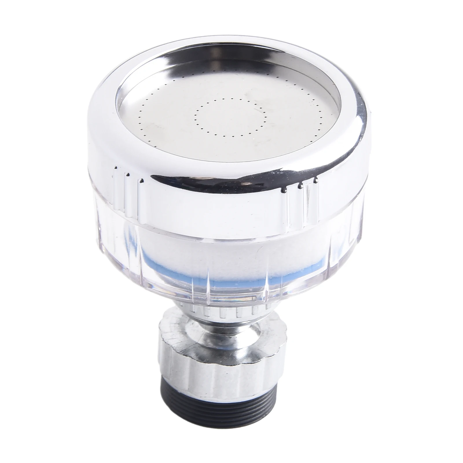 Household Products Faucet Spout Kitchen Parts 360° Rotating Bubbler Booster Multi-layer Filtration Stainless Steel+ABS