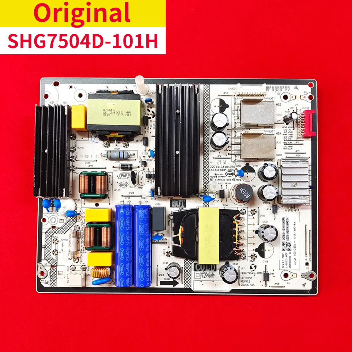 

Test Work Original SHG75040-101H(083365VRP) Power Supply Board 81-PBE075-H4DP for TV Maintenance Accessories SHG7504B01-101HL