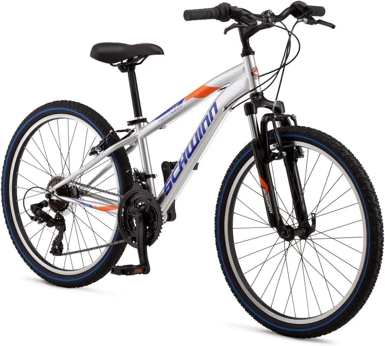 

High Timber Mountain Bike for Adult Youth Men Women Boys Girls, 24 to 29-Inch Wheels, 7 or 21-Speeds, Front Suspension