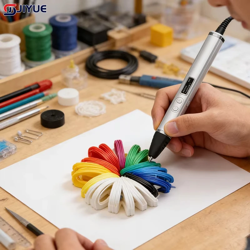 

Профессиональная ручка для 3D-печати с oled-дисплеем, контролем температуры и быстрой экструзией для детей и взрослых. Рисунок и рисования.