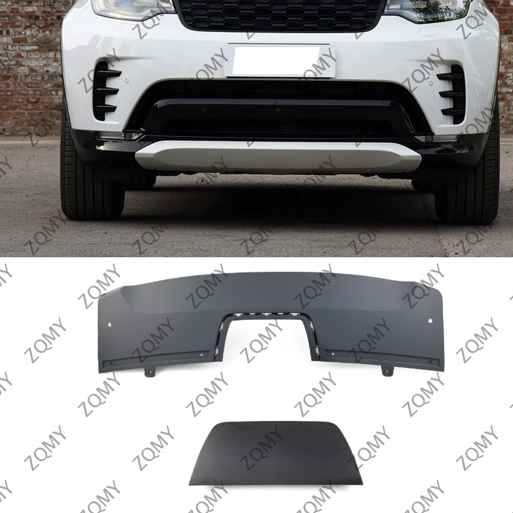 2pcs Car Front Bumper Trailer Cover Tow Hook Cover For Land Rover Discovery 5 LR5 2021-2022 LR142435 LR143000