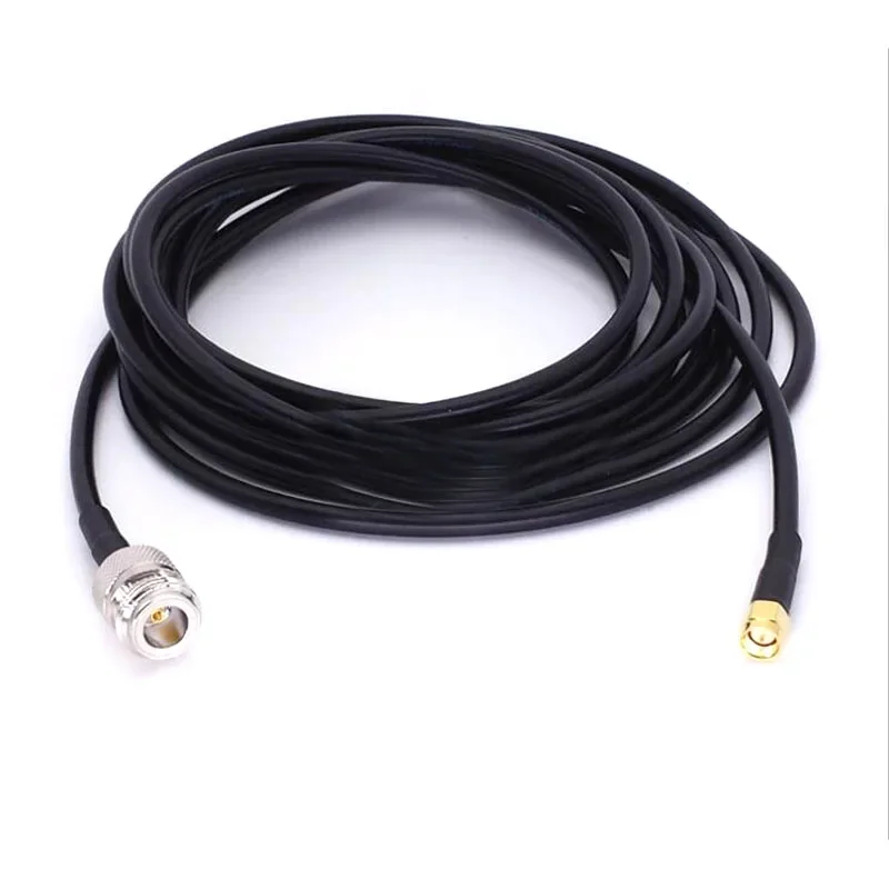 1pcs 0.5m/1m/3m/10m Long RG58 (SYV50-3-1) N Female to RP-SMA Male Plug RF Coaxial Jumper Pigtail Cable For Radio Wifi Antenna