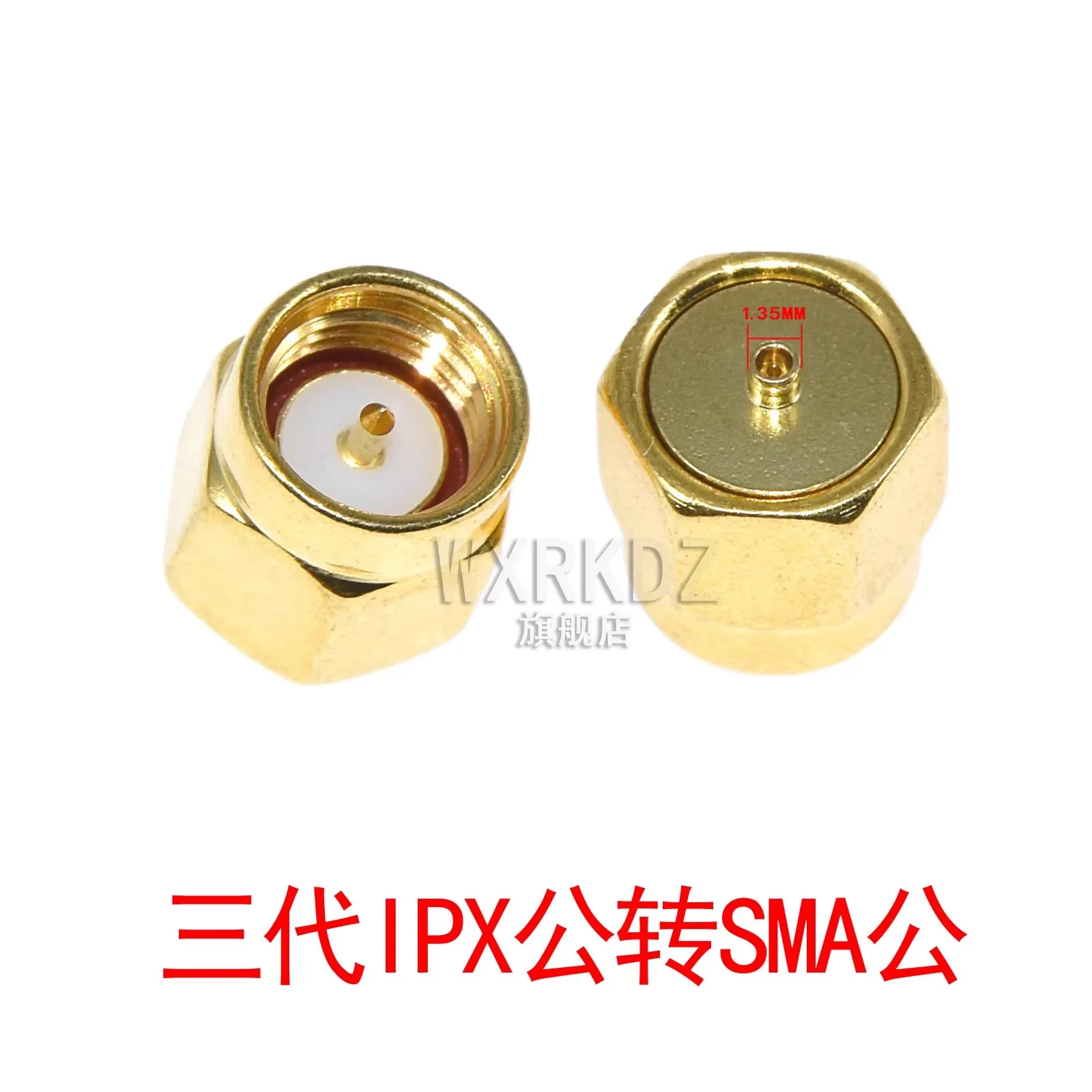 1 peça adaptador sma para ipex conector coaxial rf sma para ipx aço inoxidável alta vida 1/2/3/4 geração macho e fêmea