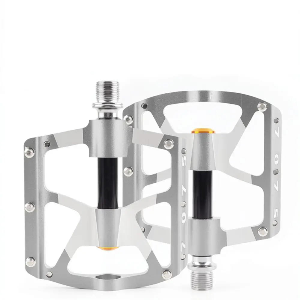 Durable Aluminum Alloy Bike Pedals Triple Bearing Mountain Road Bicycle Platform Footrests Non Slip Cycling Accessories Gear