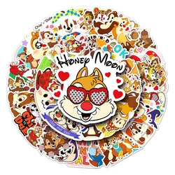 10/30/50pcs Disney Chip 'n' Dale Cute Stickers Decal Waterproof Laptop Skateboard Helmet Phone Notebook Kid Cartoon Sticker Toy