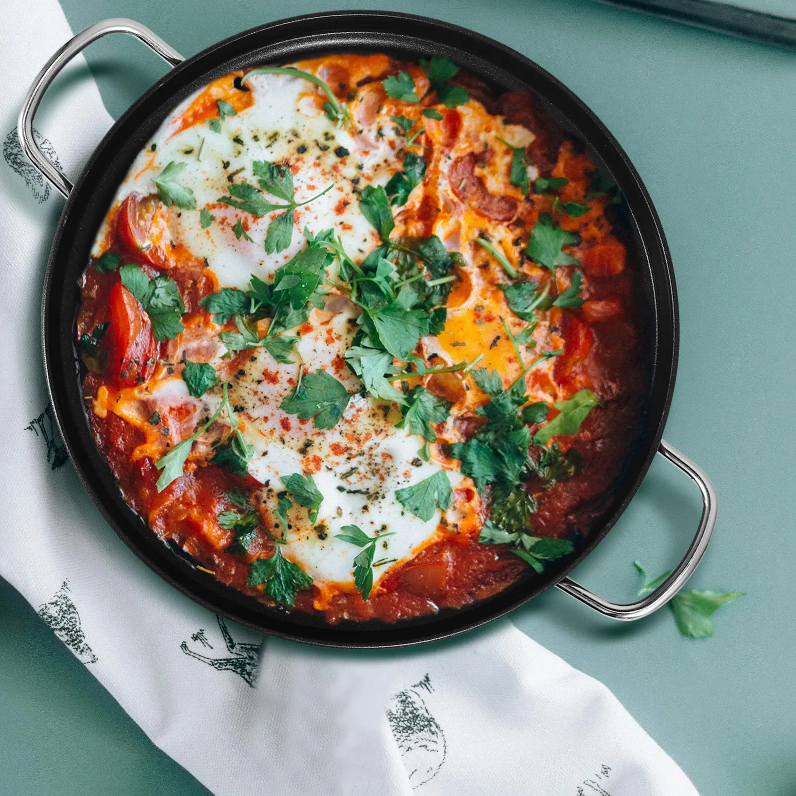 Wok de hierro de 28 cm resistente al calor, sartén metálica para Hot Pot, cocina coreana, ramen y fideos