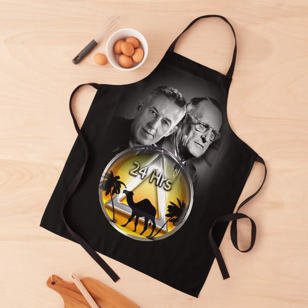 

Bill W and Doctor Bob Apron christmas 2025 For Man Haircut Apron