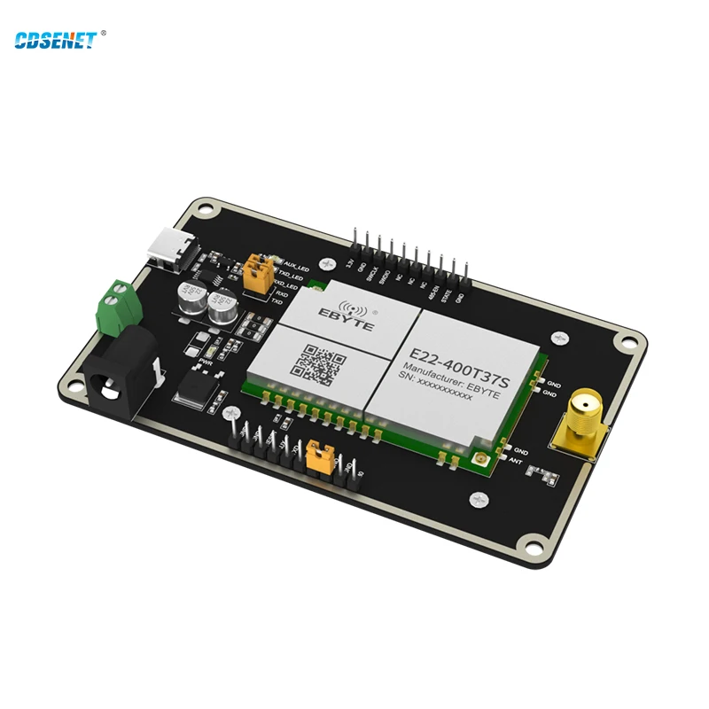 Lora Test Board 433MHz CDSENET E22-400TBH-02 UART TO USB Development Board High Power Long Distance 4.5-15V